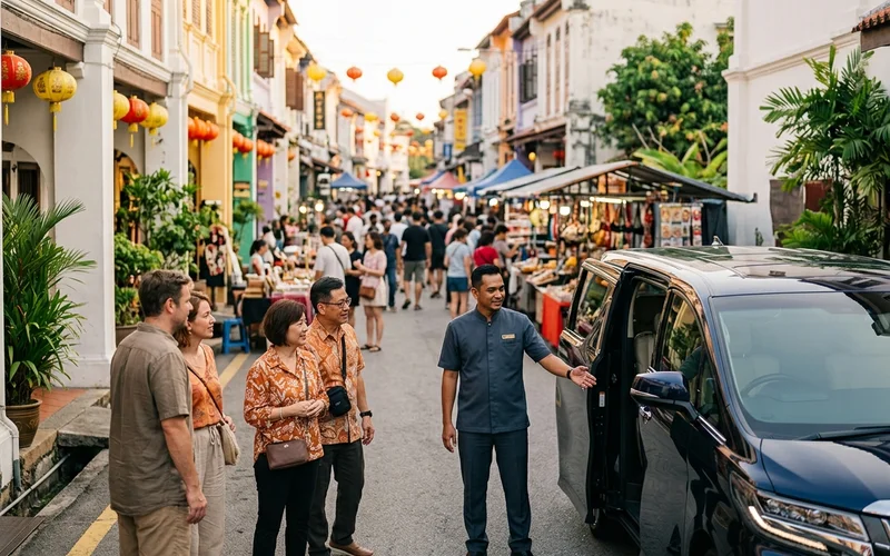 Jonker Street in the Malacca heritage zone