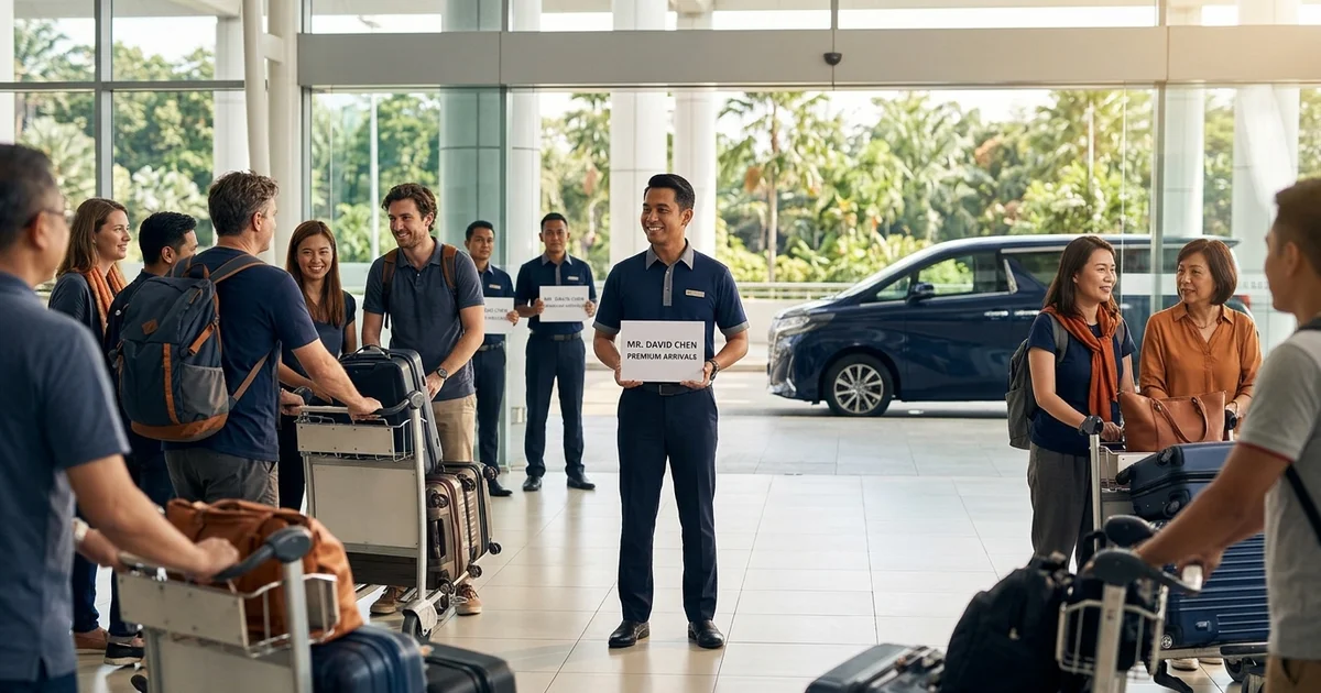 A busy KLIA arrival hall during the Visit Malaysia 2026 tourism season