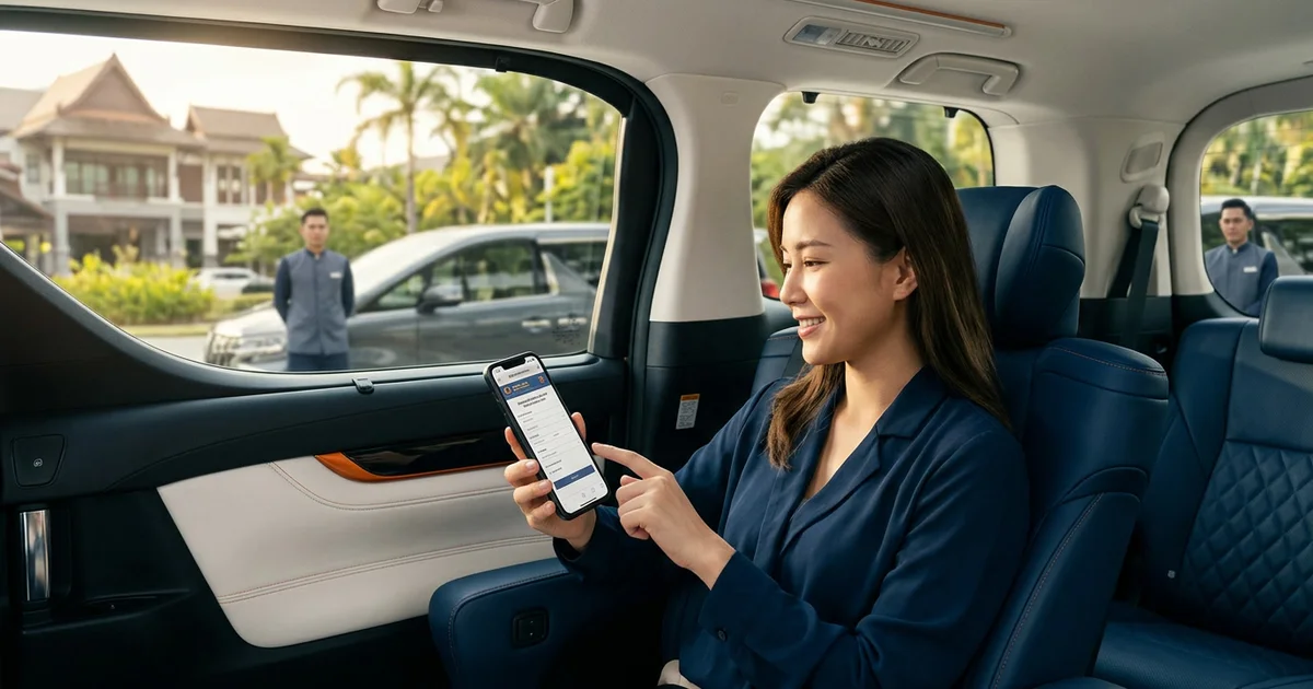 A traveller completing a digital arrival card on a phone