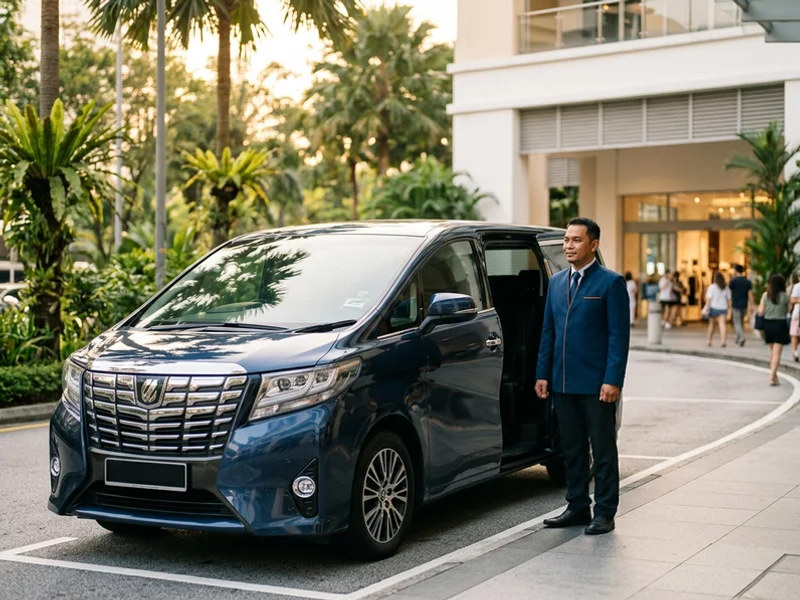 Chauffeur waiting during a full-day hire