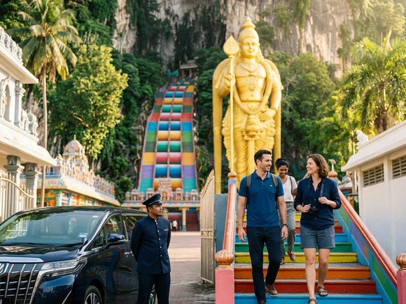 The Batu Caves staircase, a regular stop on our Kuala Lumpur tours