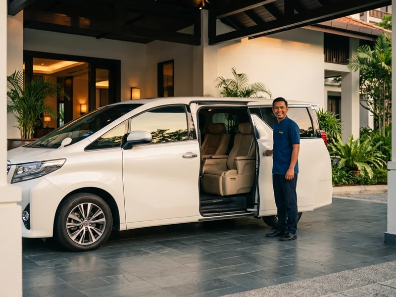 Luxury Toyota Alphard for VIP and executive travel