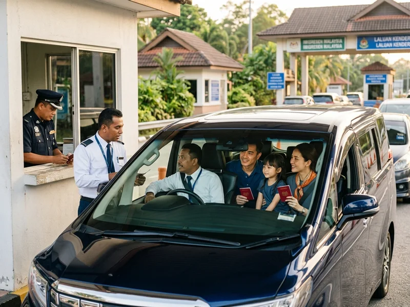 Passengers staying in the vehicle during immigration clearance