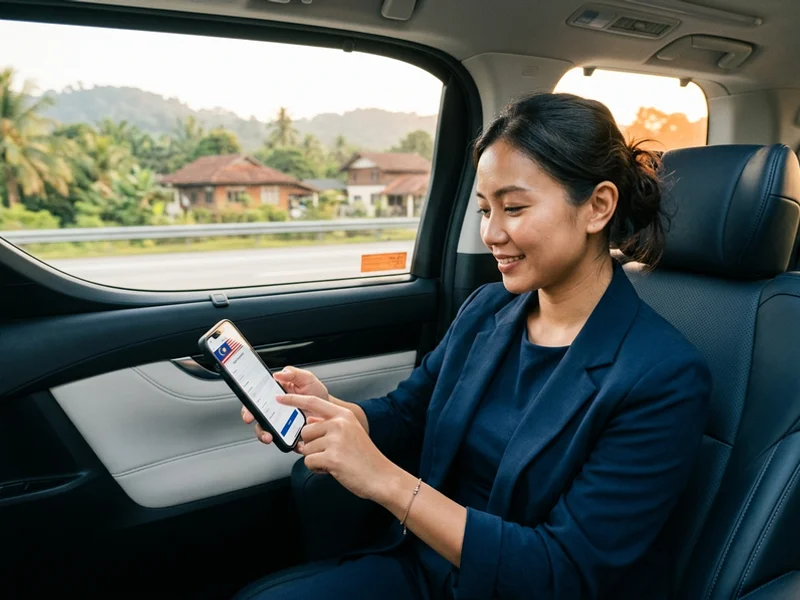 Completing arrival card requirements en route