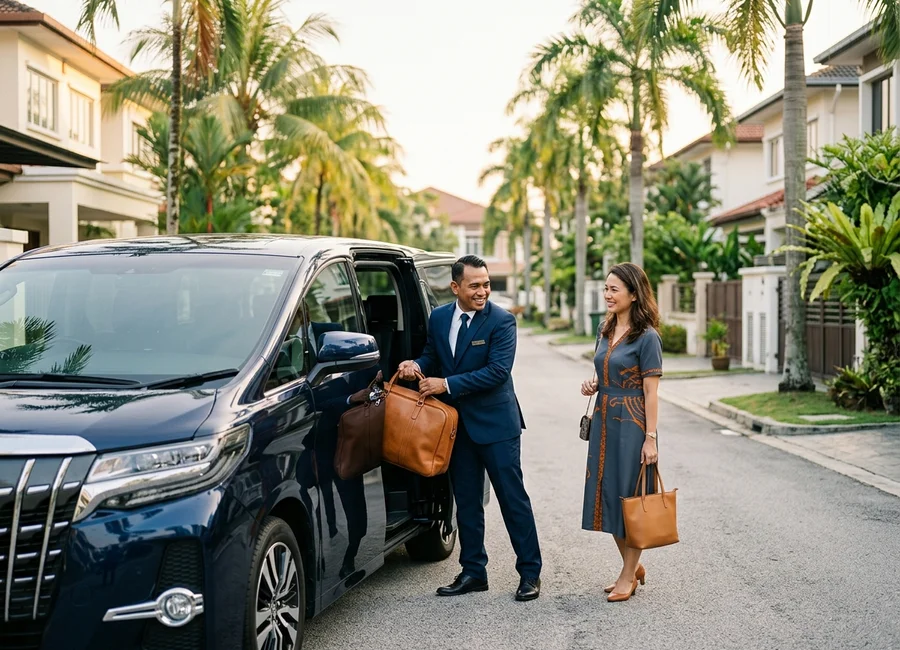 MyTranslane chauffeur collecting a passenger in KLCC