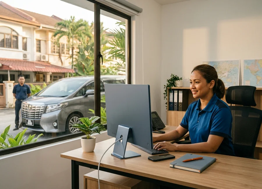 The MyTranslane dispatch office in Cheras, Kuala Lumpur